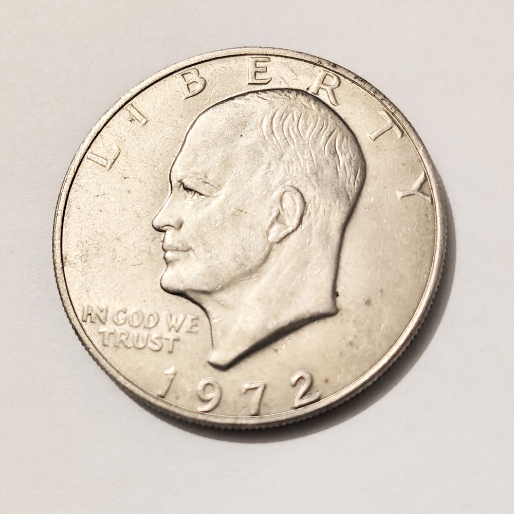 1972 Eisenhower Dollar Coin